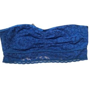 ❌4 FOR $30❌NWT Aerie Royal Blue Lace Bandeau